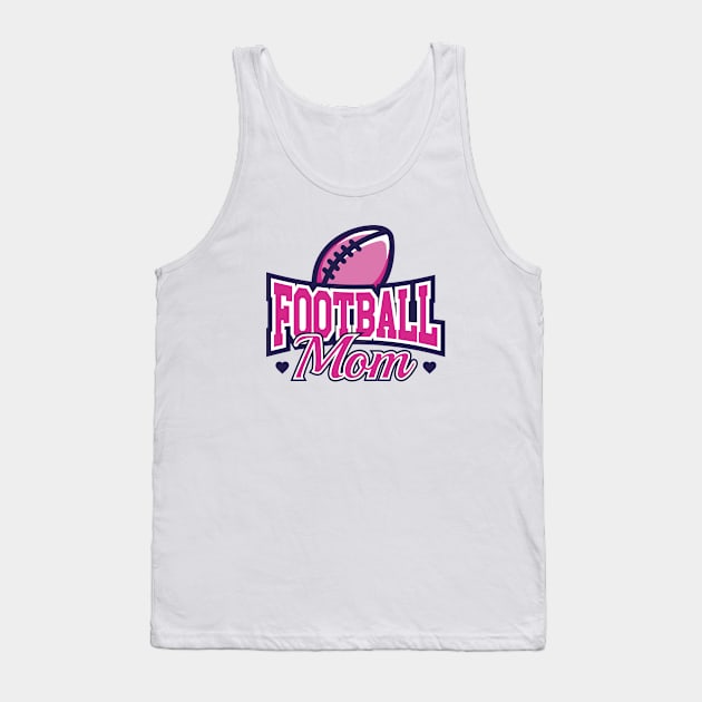 Football Mom Tank Top by VectorPlanet